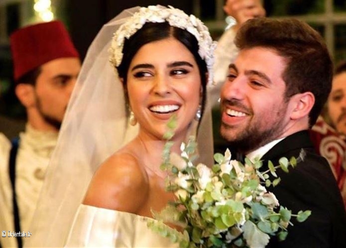 Zeina Makki le jour de son mariage avec Nabil Khoury