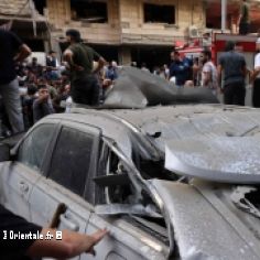 Immeuble bombard par Isral au Liban, septembre 2024