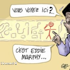 Caricature des afrocentristes