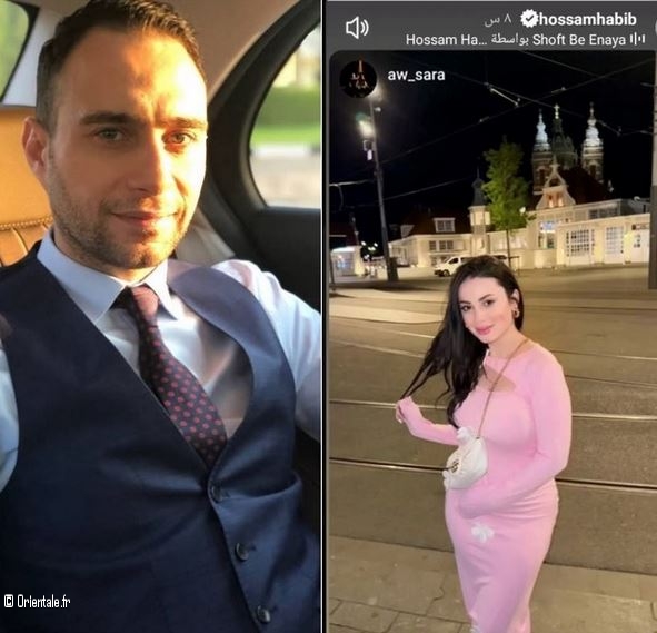 Hossam Habib et Sara, sa nouvelle amoureuse