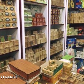 Boutique irakienne vendant des savons d'Alep