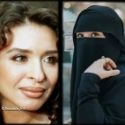 Dina ( gauche) et sa soeur trs pieuse portant le niqab ( droite)