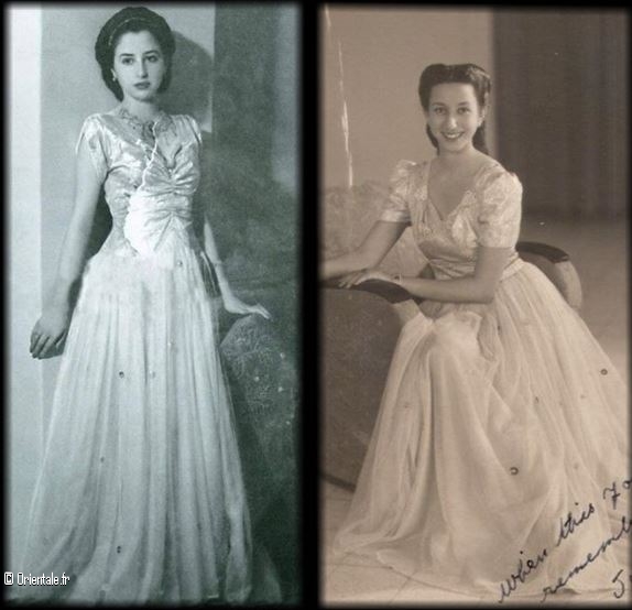 Les princesses Badiya ( gauche) et Jalila ( droite)